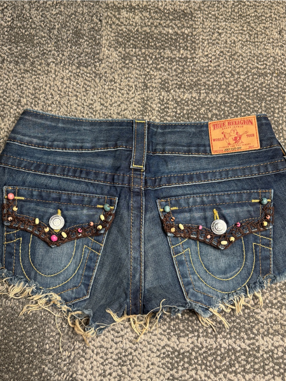 True Religion Jeans Shorts Joey Size 25